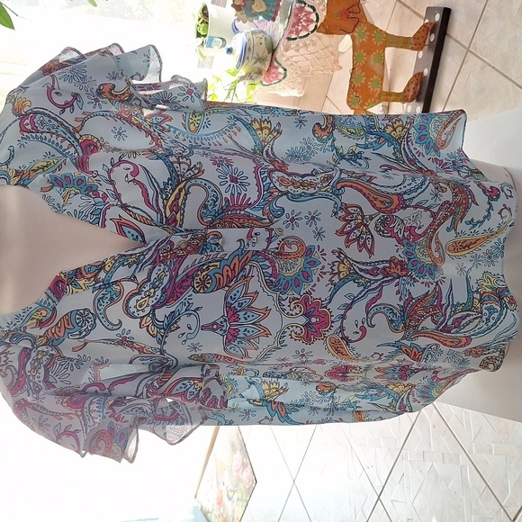 Womens Investments cap sleeve pullover plus size top 2X - Picture 1 of 3